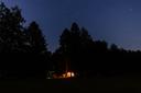 Campingplatz bei Nacht