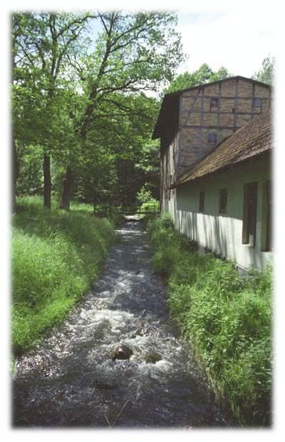 Oldendorfer Mühle entlang des Weges