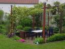 Gartensitzecke der Ferienwohnung Fritz Dreyer in Celle