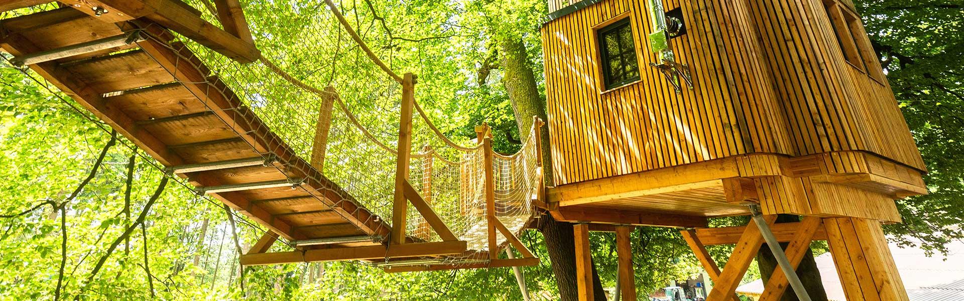 Übernachten im Baumhaus in der Lüneburger Heide