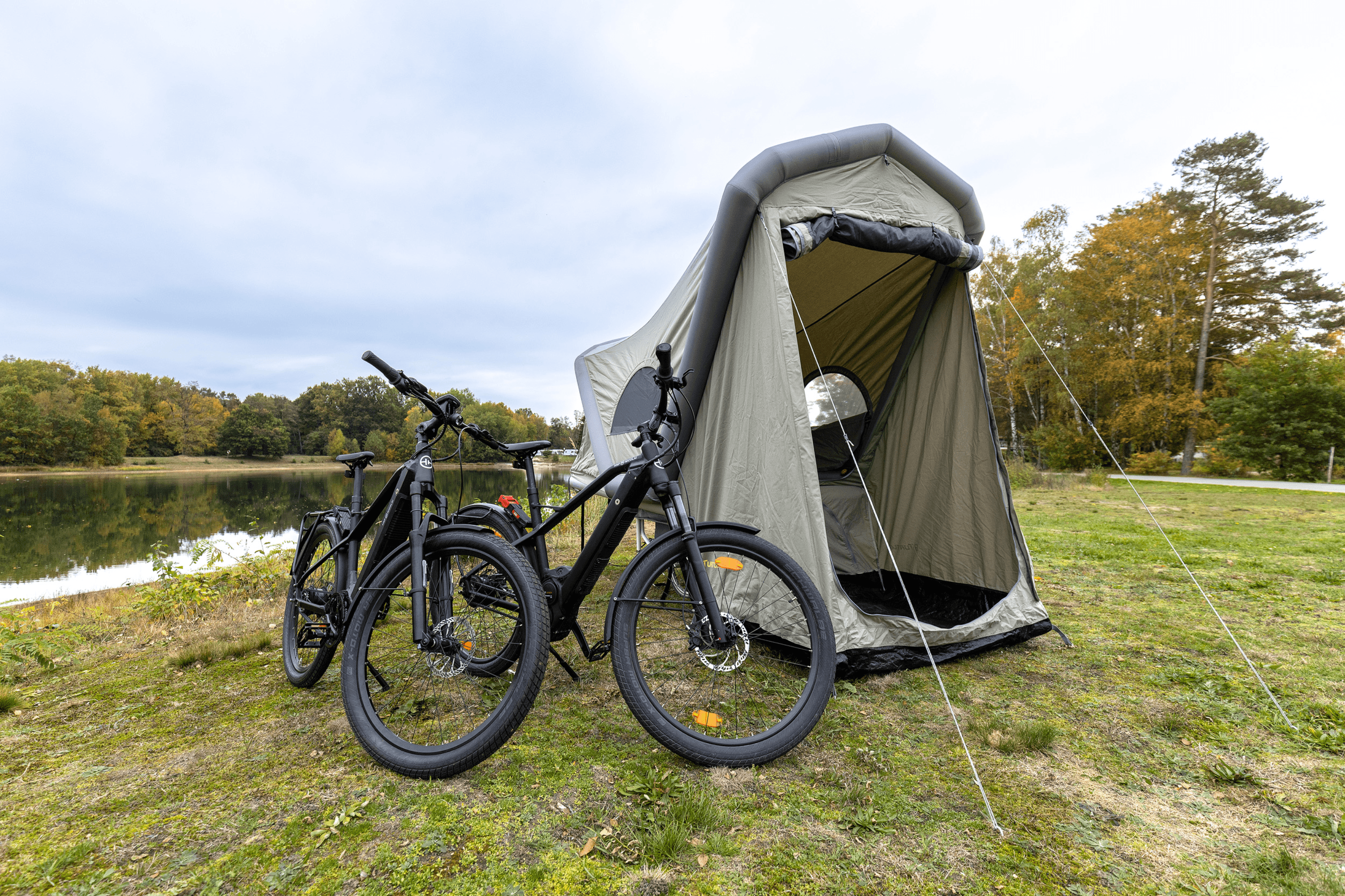 Camping Radreisen mit E-Bike und B-Turtle