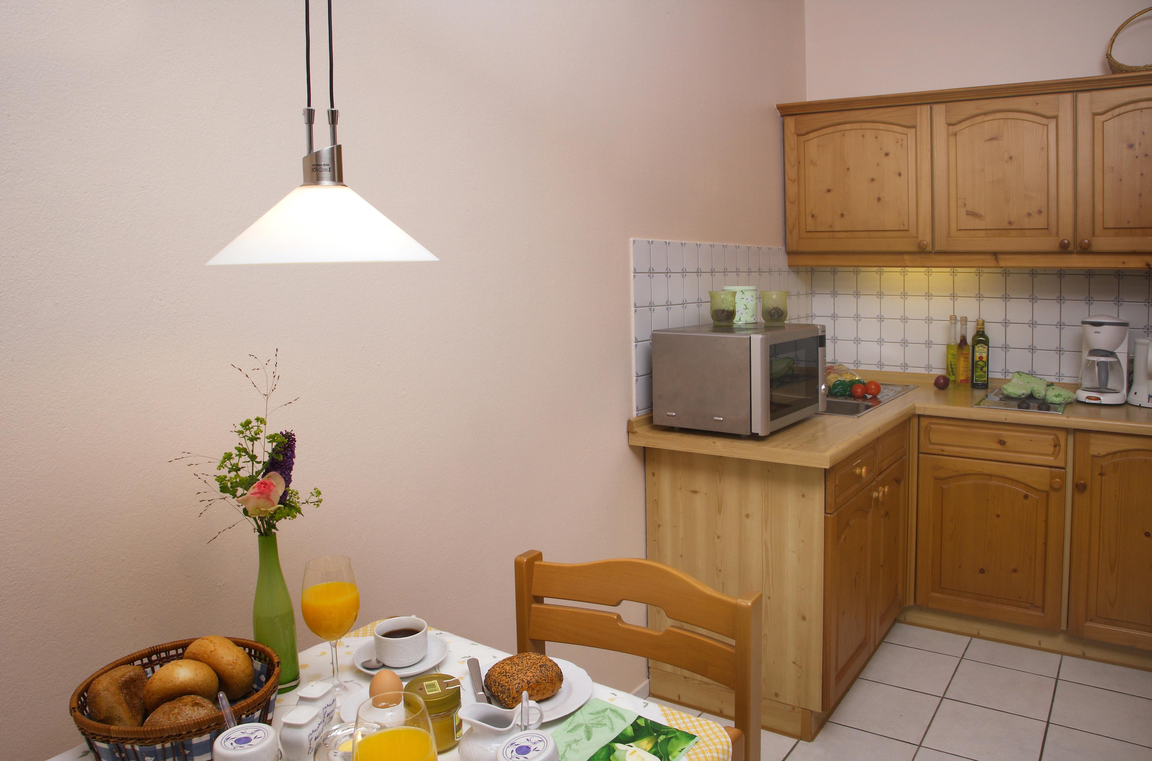 Küche Apartements Lütenshof