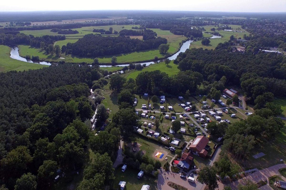 Luftbild vom Campingpark Südheide
