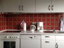 Ferienwohnung Pape Wohnküche mit Küchenzeile